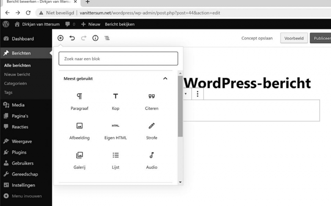 Gutenberg versus pagebuilders 2020: Een jaar na WordPress 5.0